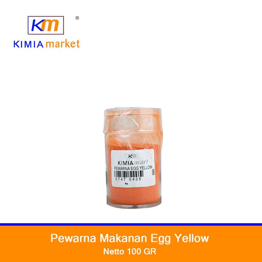 Pewarna egg yellow 100gr Kimia Market